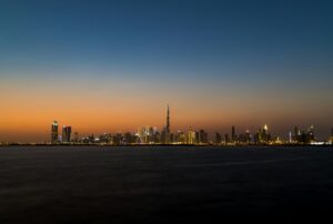 Stunning view of Dubai